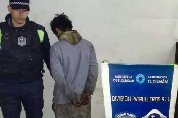Detuvieron a un ladrón en el interior de una casa a la que ingresó a robar
