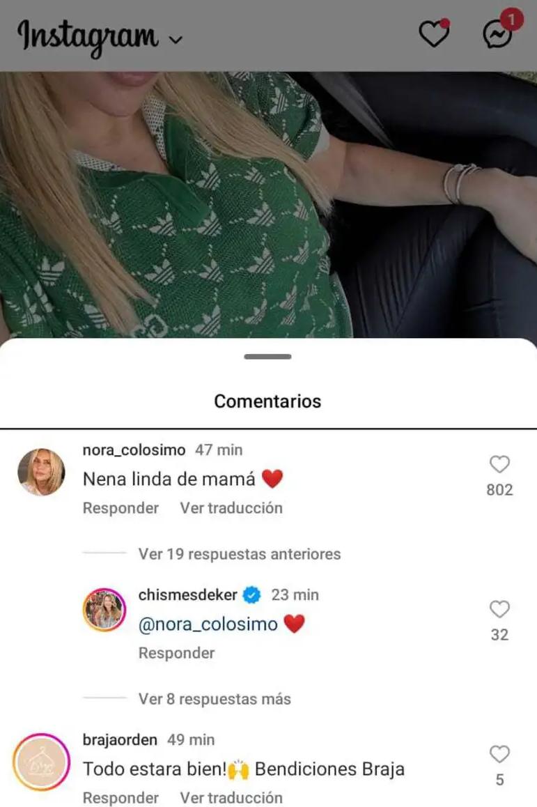 El conmovedor mensaje de la mamá de Wanda Nara