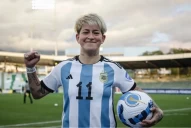 Quién es Yamila Rodríguez, la estrella de la Selección argentina que se tatuó a Cristiano Ronaldo e ignora a Messi en las redes