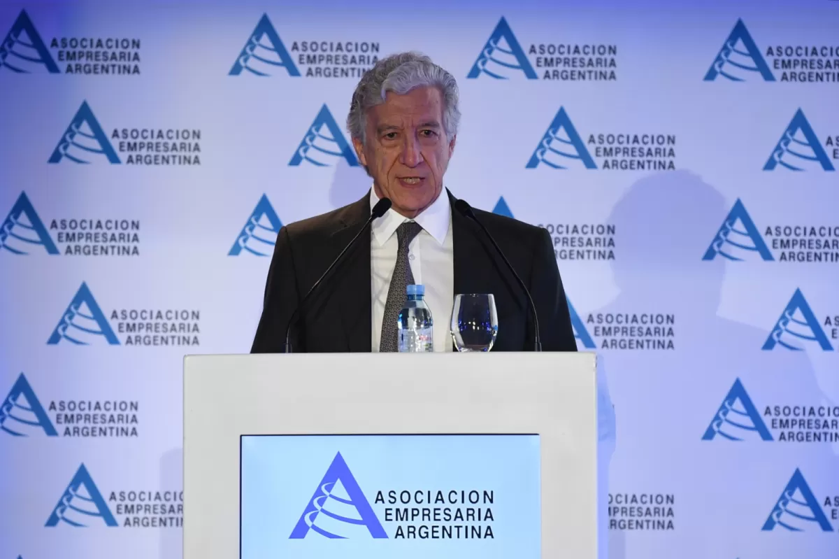 JAIME CAMPOS. Preside la Asociación Empresaria Argentina (AEA).