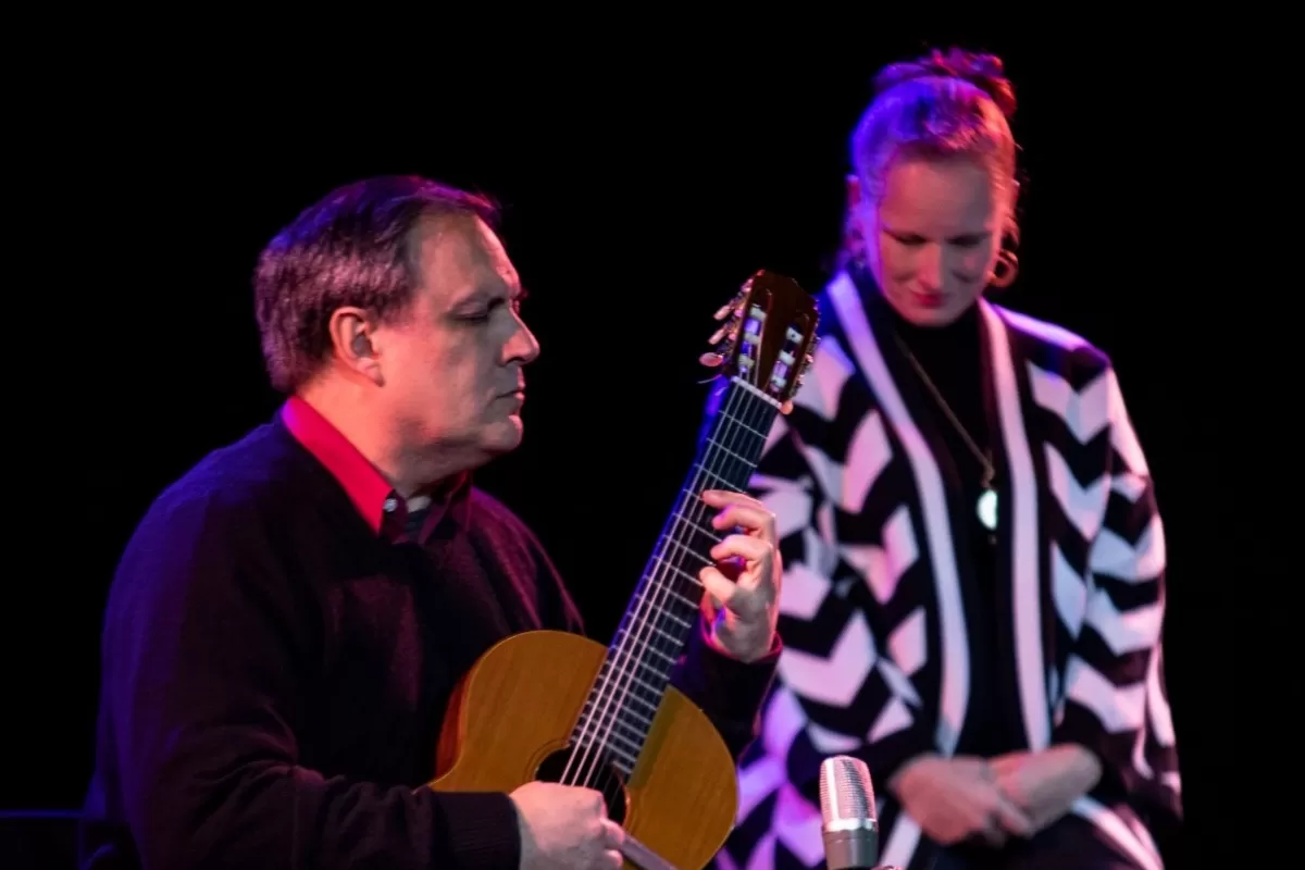 ROSA INCAICA. El guitarrista y la soprano trabajaron con el maestro Falú.