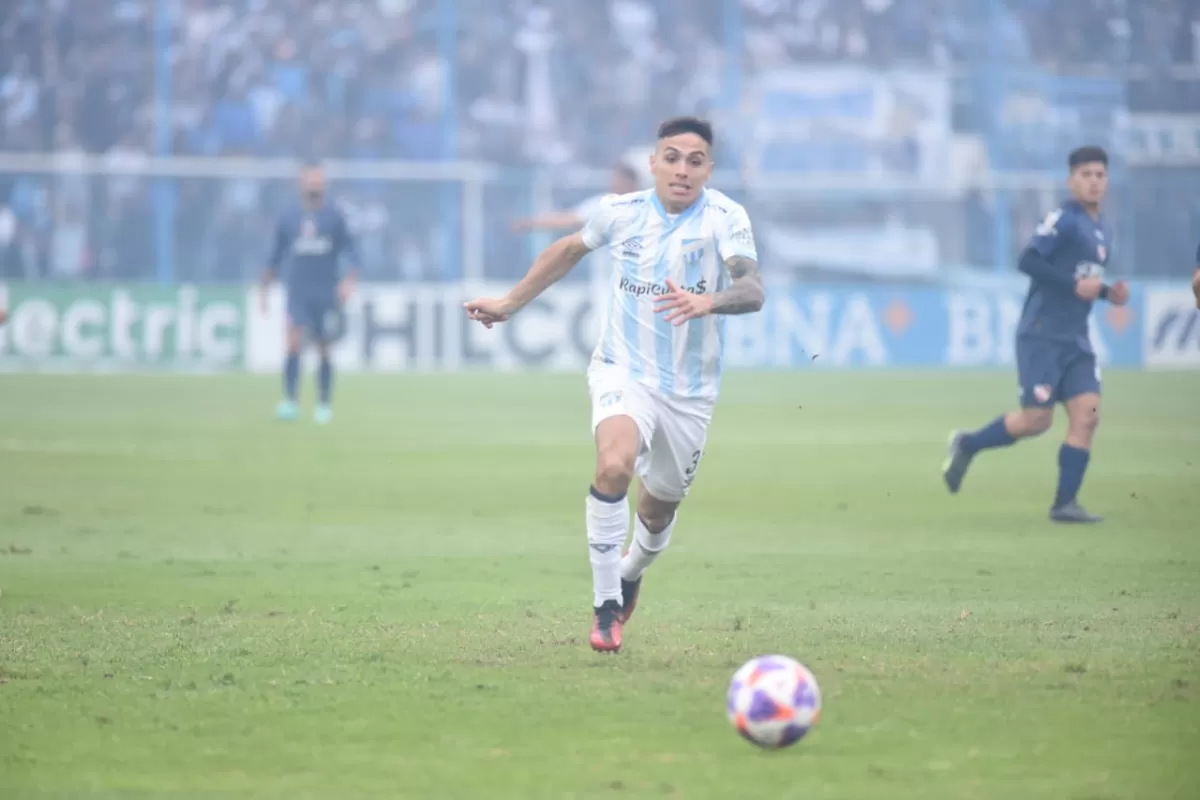 DETERMINANTE. Coronel es una pieza clave en Atlético. LA GACETA/FOTO DE FRANCO VERA