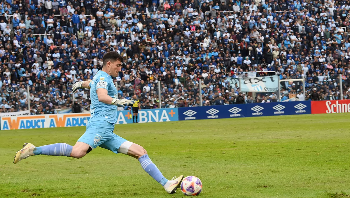 FIGURA. Tomás Marchiori volvió a sostener en cero el arco de Atlético, en la tercera victoria en los últimos cuatro partidos.