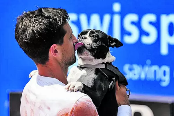 Pedro Cachín y el curioso festejo tras consagrarse en el ATP 250 de Gstaad