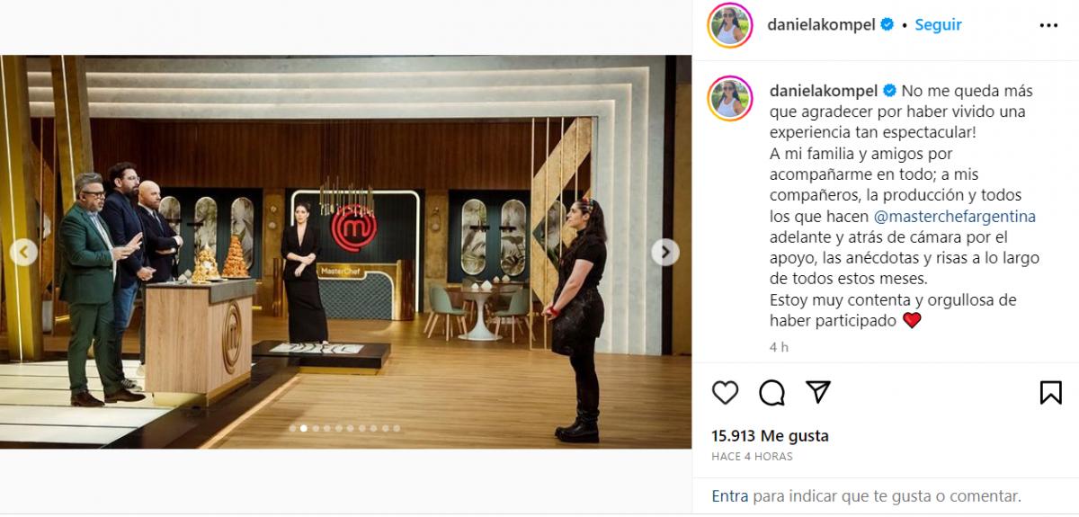 Masterchef: el llanto de Germán Martitegui al despedir a una muy querida participante