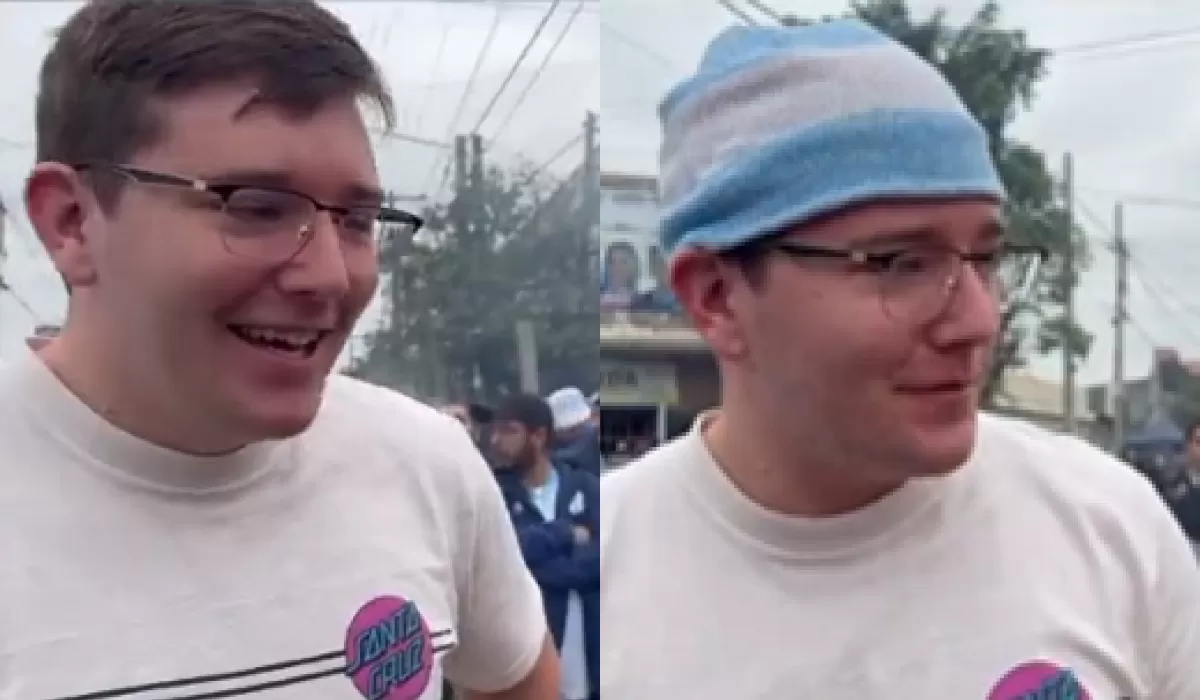 Un joven de Estados Unidos presenció el partido de Atlético Tucumán y quedó maravillado: ¡El mejor!