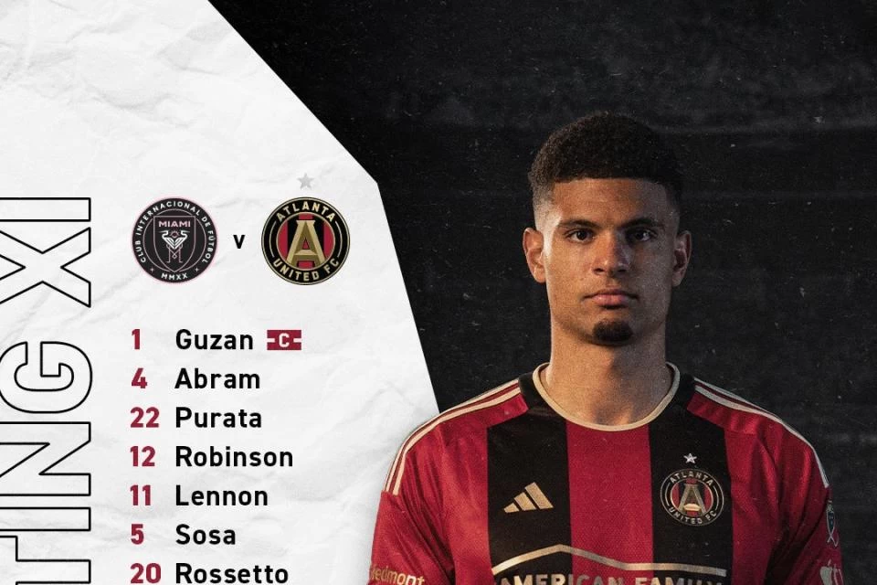 Almada, titular en Atlanta United