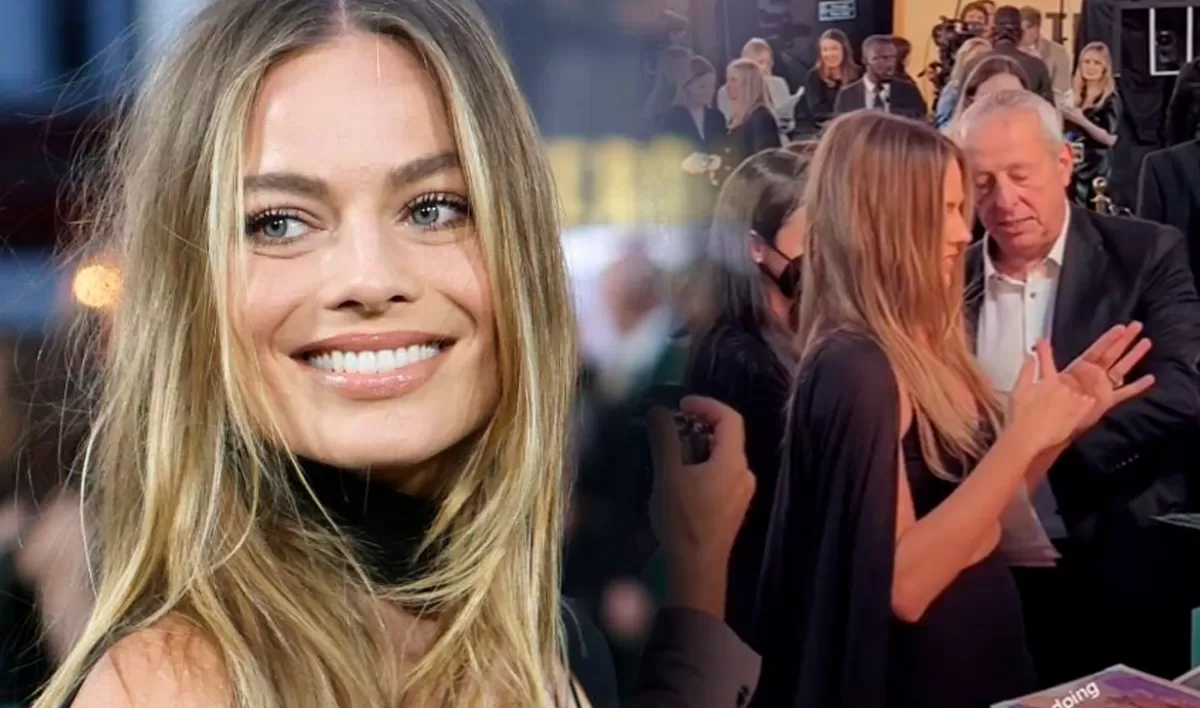 Margot Robbie hablando en lenguaje de señas