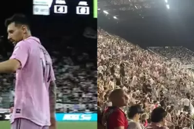 La increíble reacción del público de Inter Miami cuando Messi fue reemplazado