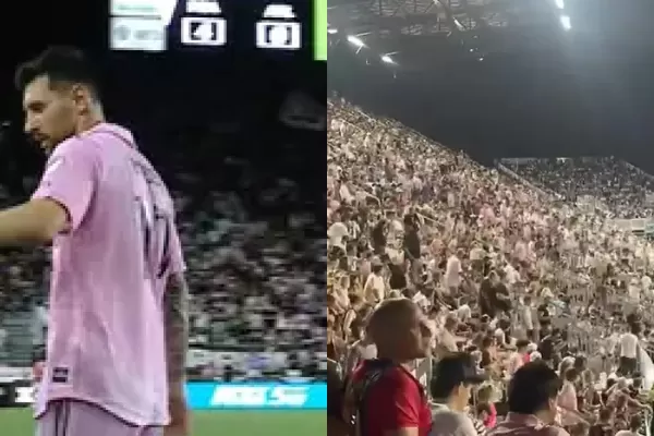 La increíble reacción del público de Inter Miami cuando Messi fue reemplazado