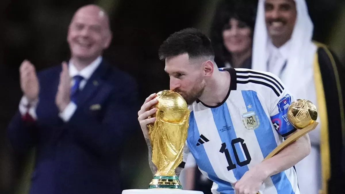 Lionel Messi, campeón del mundo. EFE.