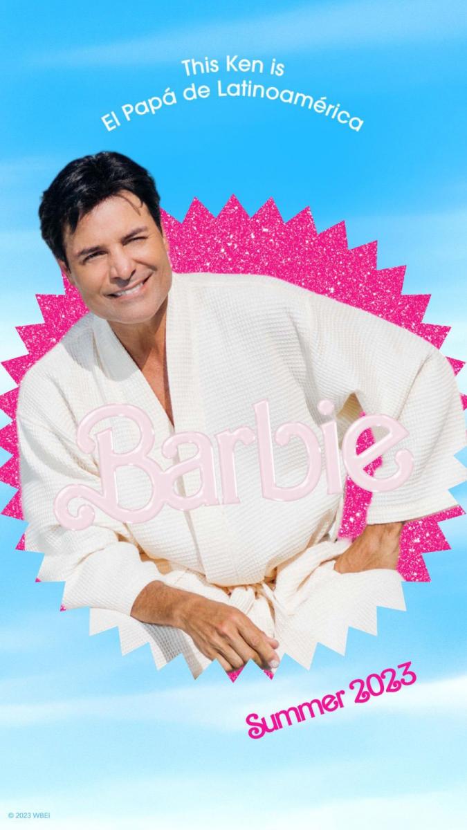 Chayanne se transformó en un Ken y se sumó a la “ola rosa” de Barbie