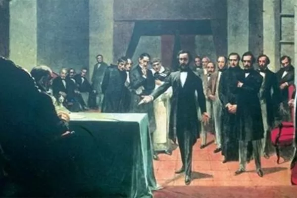 Mesa panel en el Rougés, a 170 años de la Constitución Nacional