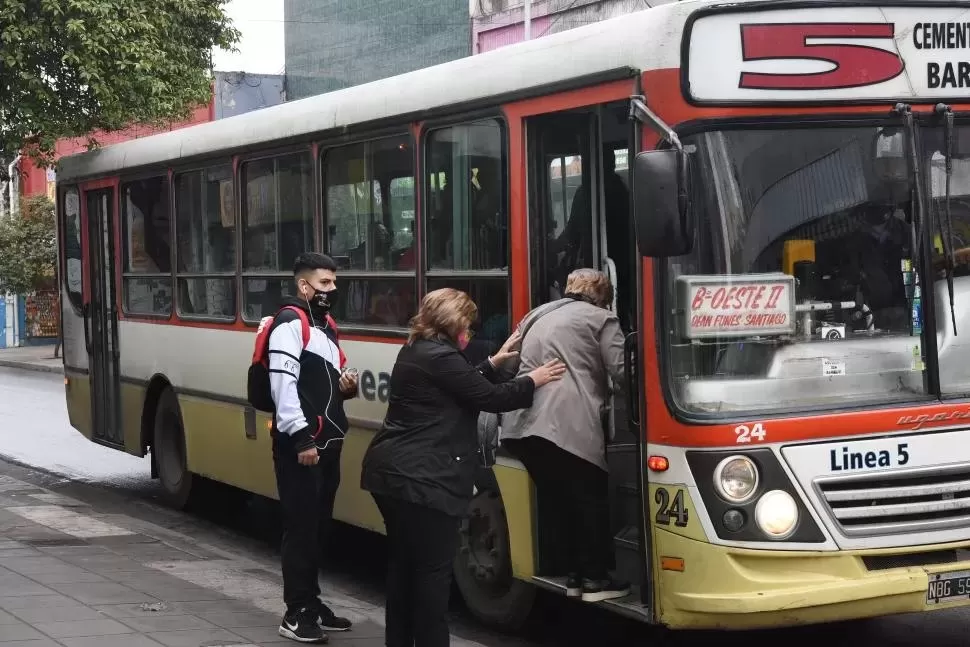 Sistema de transporte público en la capital. ARCHIVO