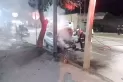 Yerba Buena: un auto se incendió en plena calle