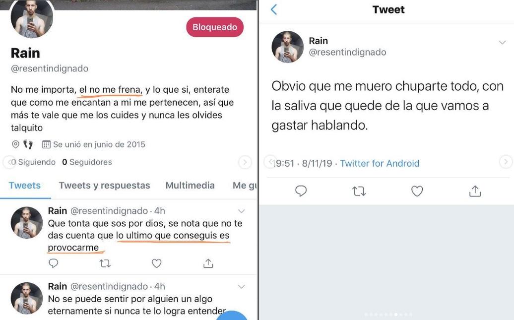 LOS MENSAJES QUE PUBLICABA EN TWITTER. 