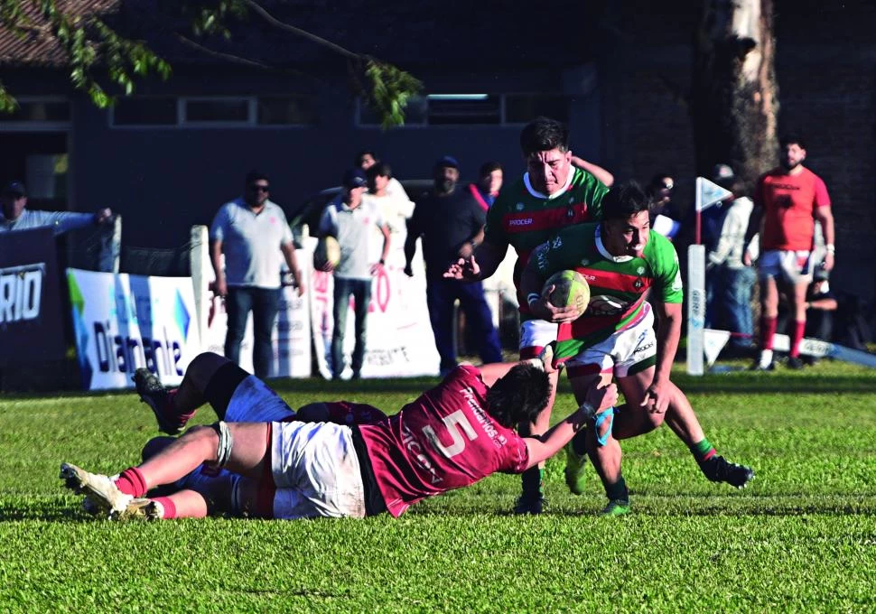 ENVIÓN. El triunfo sobre Los Tarcos reforzó la confianza de Huirapuca. La Gaceta / foto de Osvaldo Ripoll