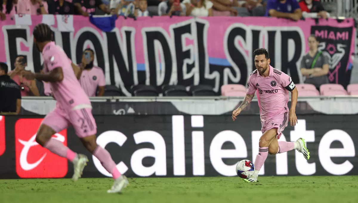 UNA COSTUMBRE. Lionel Messi necesitó apenas 186 minutos de juego para comenzar a dejar su nombre en la historia de la MLS.