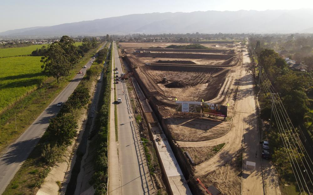 Están casi listas las lagunas del parque Prebisch