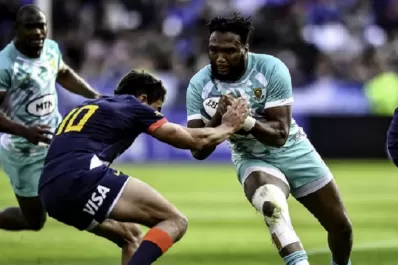 Los Pumas cayeron ante Sudáfrica en la despedida antes del Mundial de Rugby