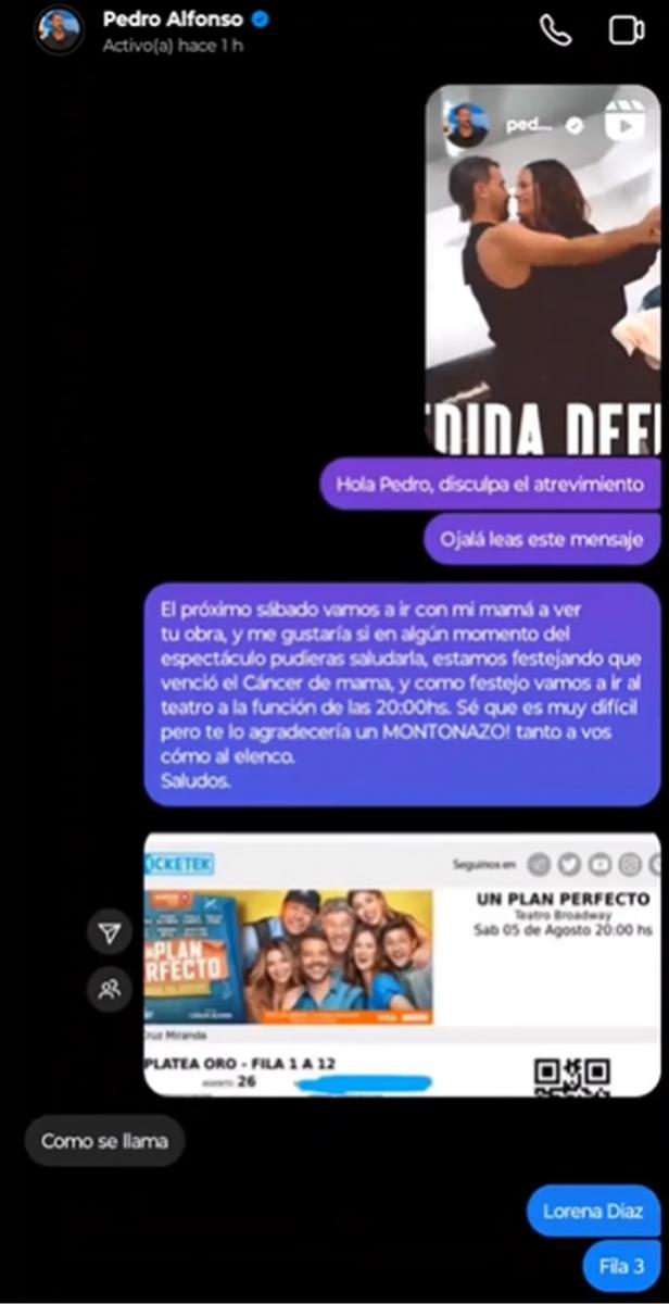 El chat que inició todo.