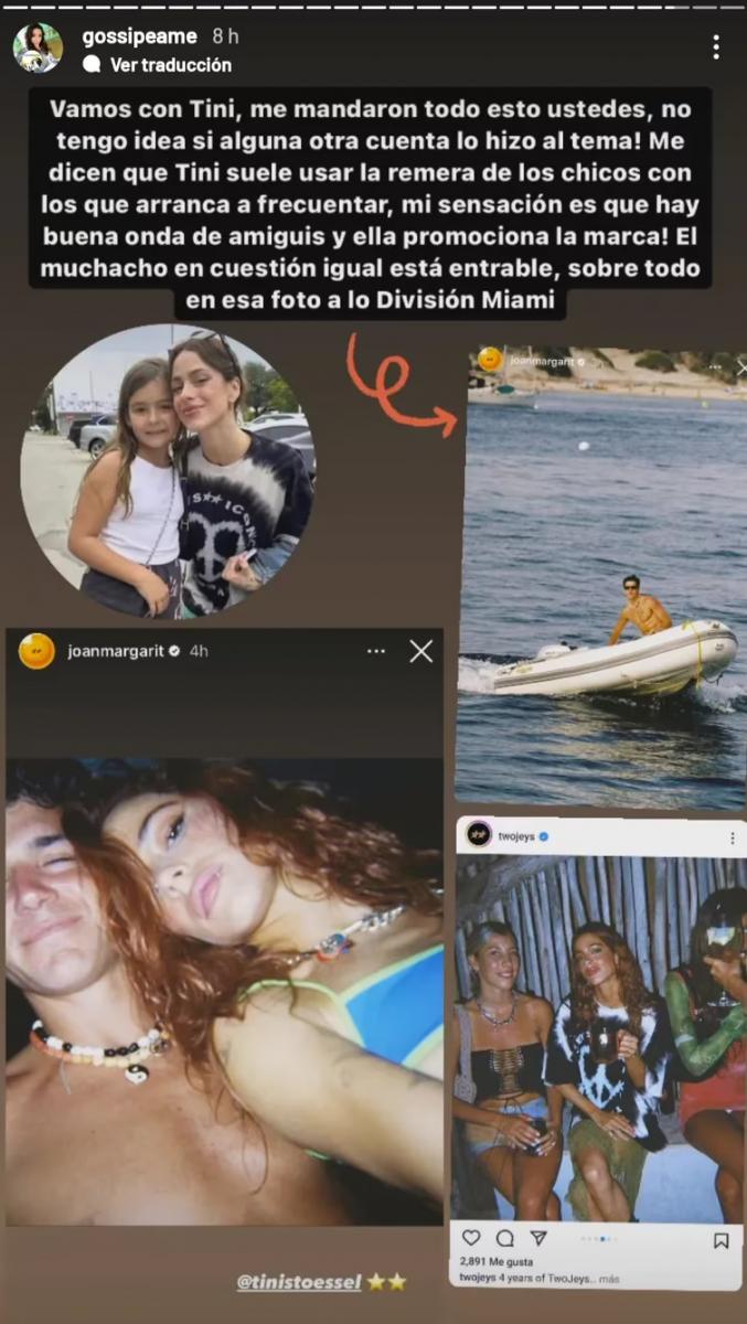 Quién es Biel Juste, el modelo millonario que estaría saliendo con Tini Stoessel