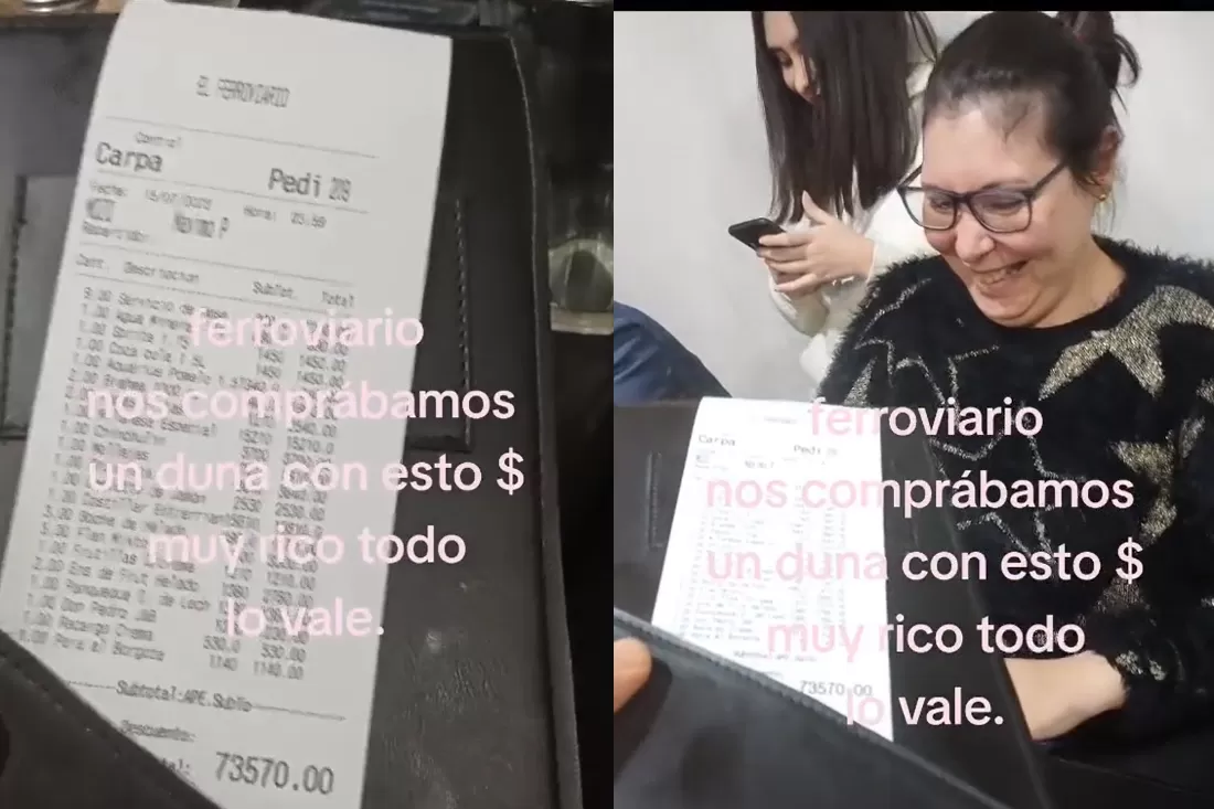Comieron en una parrilla de Buenos Aires y quedaron impactados por el precio: “Nos comprábamos un Duna”