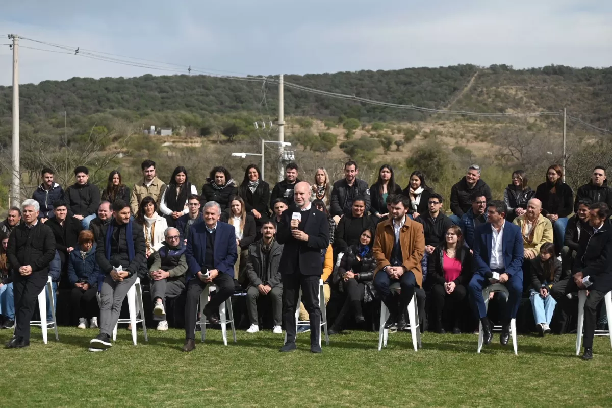 Rodríguez Larreta y los gobernadores de JxC. 