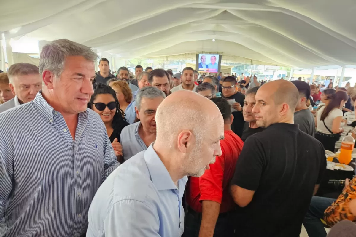 DE JUNTOS POR EL CAMBIO. Malmierca, junto a Rodríguez Larreta. Foto Prensa y Difusión