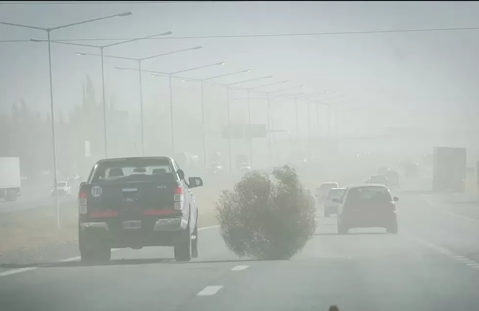 Alerta por viento Zonda