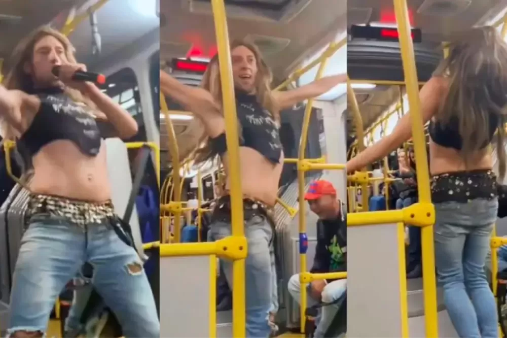 “Shakiro”, el imitador de Shakira que baila en los colectivos y es furor en las redes