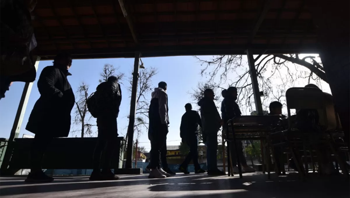 EN CONCEPCIÓN. El movimiento de votantes en la escuela Uladislao Frías fue menor al de las provinciales de junio 