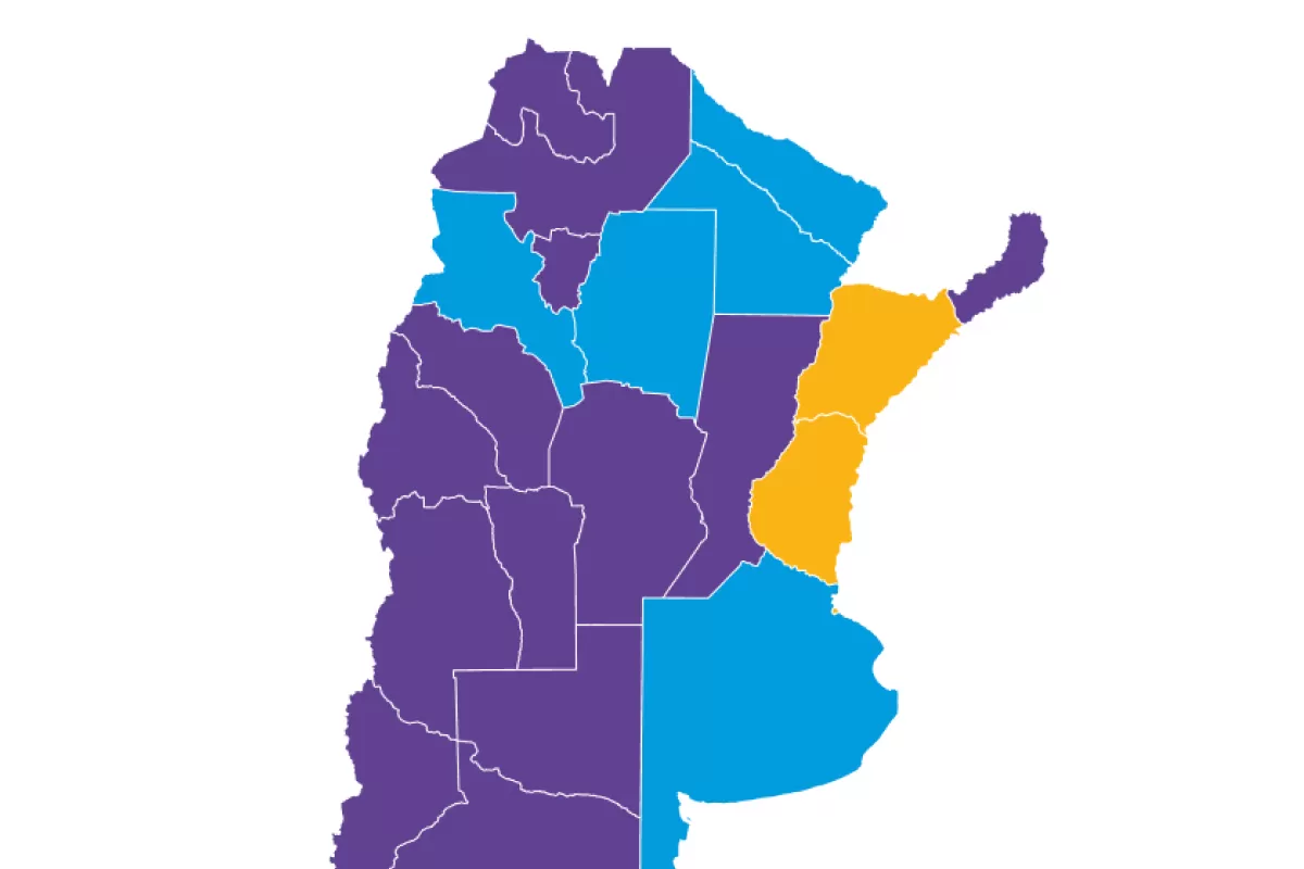 En tiempo real: ¿cómo queda pintado el mapa nacional con el triunfo de Milei en las PASO?