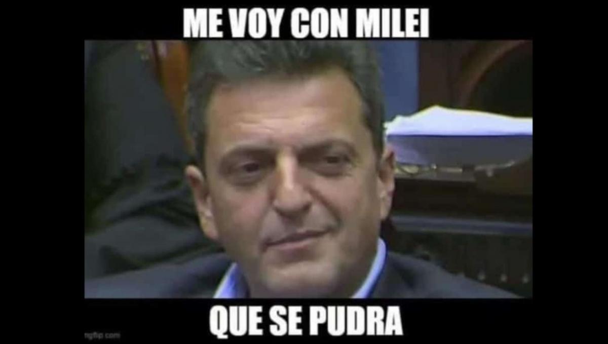 Memes sobre el triunfo de Milei en las PASO