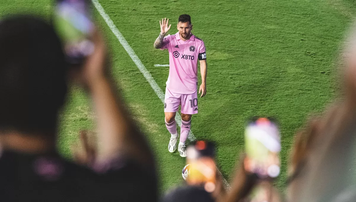 REVOLUCIÓN. Lionel Messi hace feliz a Inter de Miami.