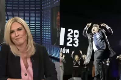 Viviana Canosa hizo un rejunte con videos de propuestas de Milei para ridiculizarlo
