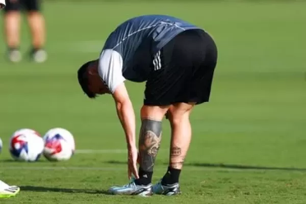 El fuerte susto de Messi en el entrenamiento previo al Inter Miami-Filadelfia