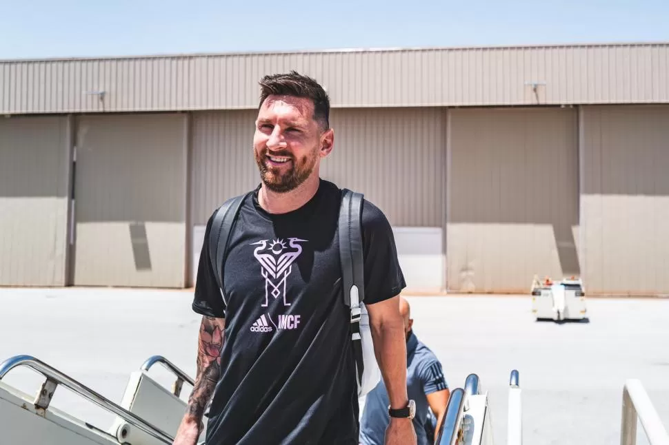 ENTUSIASMADO. Messi será el centro de atención; las entradas están agotadas. twitter @InterMiamiCF 