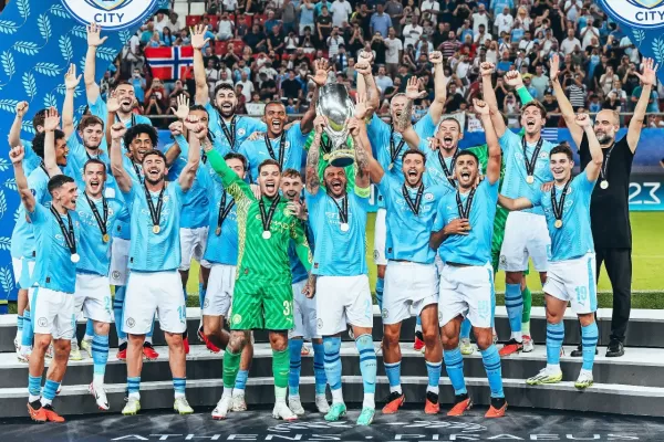 Manchester City venció a Sevilla y se consagró campeón de la Supercopa de Europa