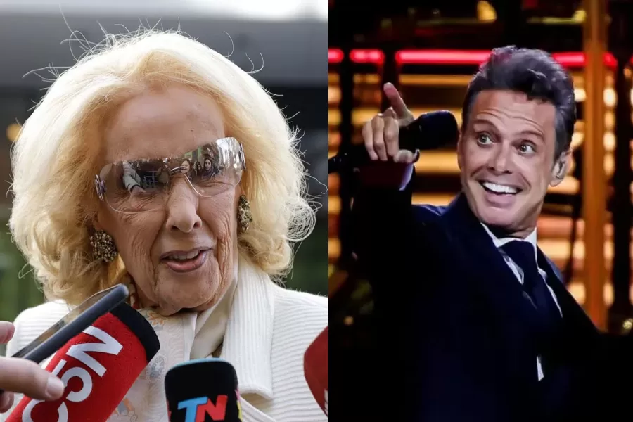 El sorpresivo saludo de Luis Miguel a Mirtha Legrand en pleno show.