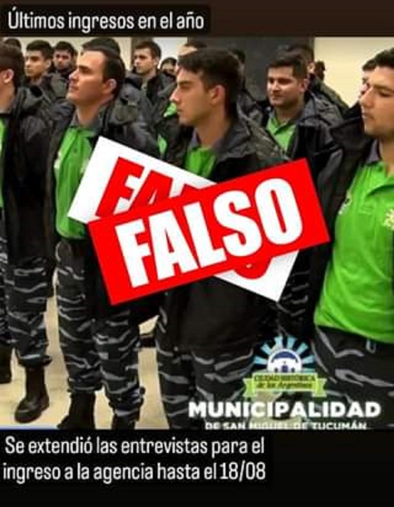 Fake news: el municipio capitalino salió a desmentir una foto que se hizo viral