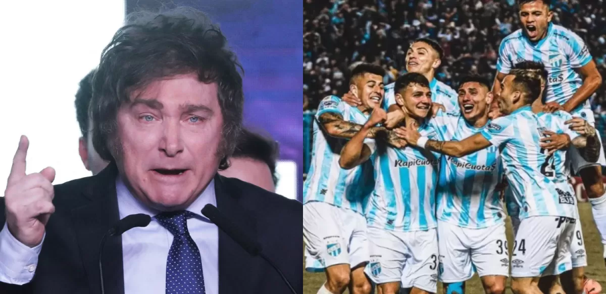 Los particulares comentarios de Javier Milei sobre un partido de Atlético Tucumán