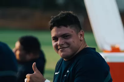 Los Pumas ya trabajan con todo en Portugal