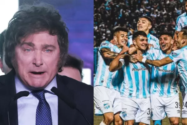 Los particulares comentarios de Javier Milei sobre un partido de Atlético Tucumán