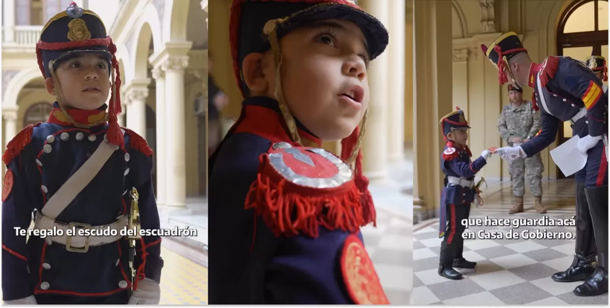 Lorenzo pasó por Casa Rosada y se llevó los mejores recuerdos