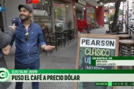 Un bar de Tucumán puso el café a precio dólar