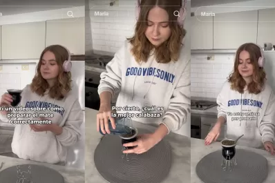 Una rusa tomó mate por primera vez y su respuesta se volvió viral