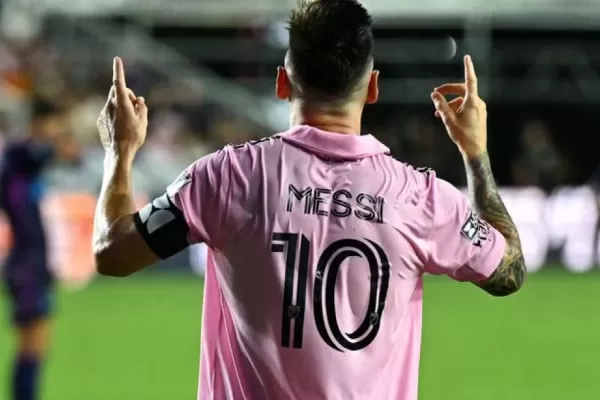 La particular decisión de Messi durante el festejo de los jugadores del Inter Miami