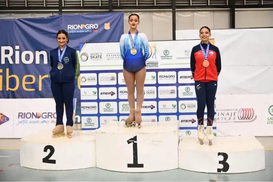 La emotiva historia de Candela Gallardo, campeona panamericana de patinaje.