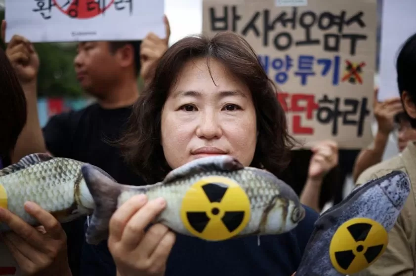 PROTESTA EN JAPÓN POR LA CONTAMINACIÓN. 